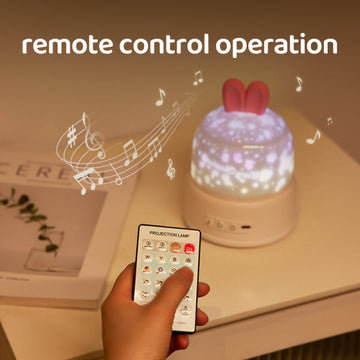 Projection Lamp USB Plug-in Cute Pet Rabbit