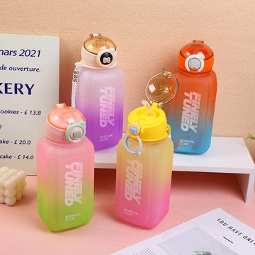 Sport Gradient Square Plastic Cup-1L