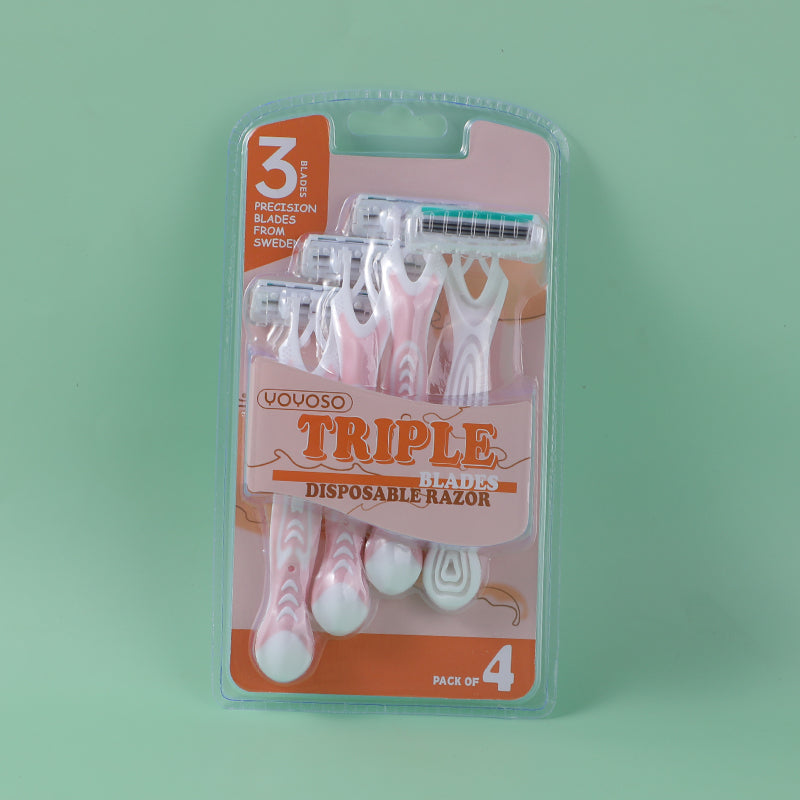 Professional lightweight women's razor 4-piece set