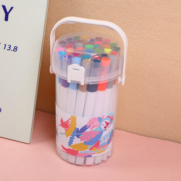 204-36 36 colors Triangle Rod Double-ended Watercolor Pencils Transparent cap mo