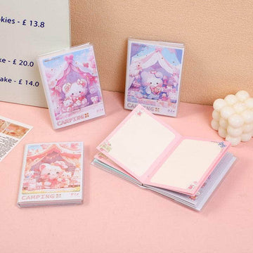 Camping Party Magnetic Notebook-Color Inside 76PCS