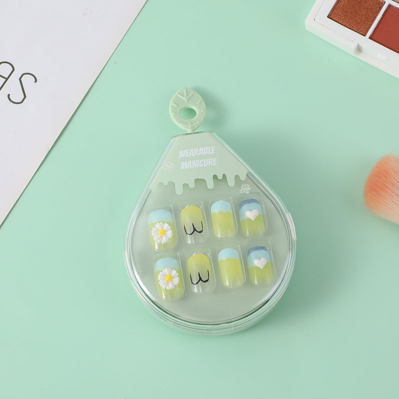 Crystal clear and lively wearable manicure-56# oxygen mint