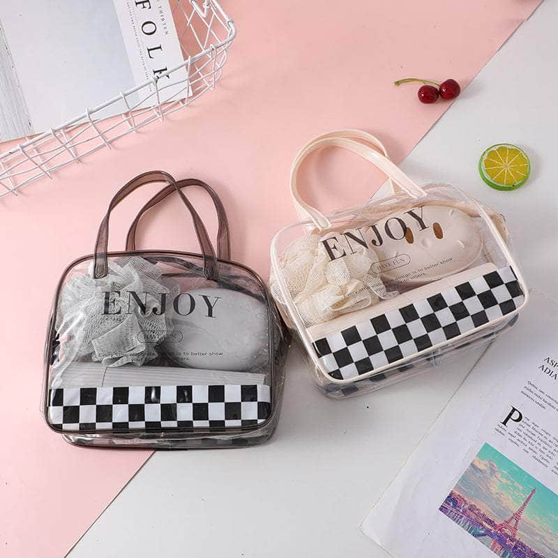 Checkerboard Toiletry Set
