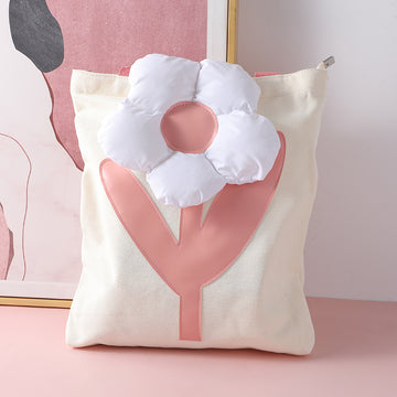 Floral shoulder bag-pink