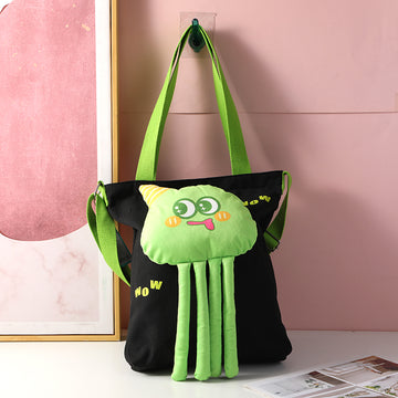 Octopus crossbody bag-black