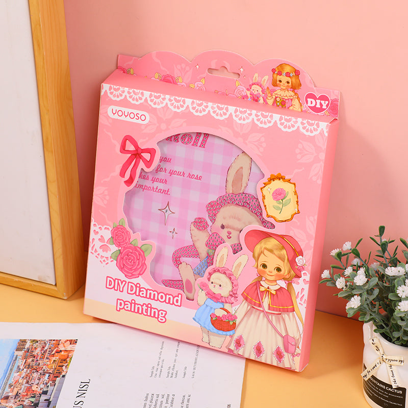 Egg roll sister rose manor diamond painting 20x20mm-B style