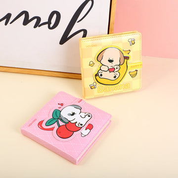 Colourful fruity papi dog square magnetic buckle notebook-inside coloured pages