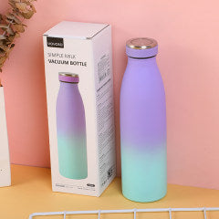 Simple milk vacuum bottle-purple