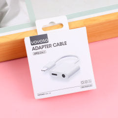 APPLE stereo with charging 2-in-1 adapter cable