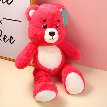 Sitting pink bear plush doll-50cm