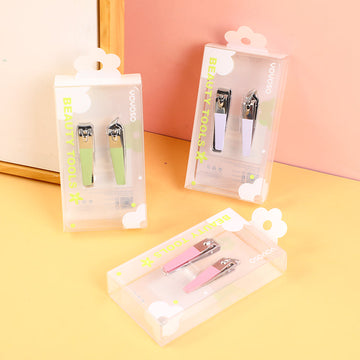 Fashion nail clippers two-piece set