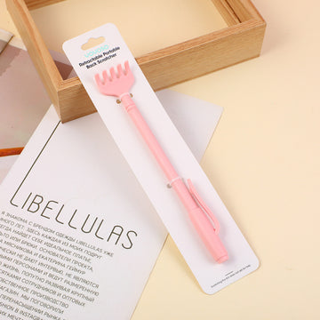 Retractable portable back scratcher