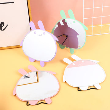 Cute rabbit INS style makeup table mirror (1 piece)