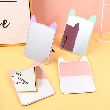 Cat ears INS style makeup table mirror