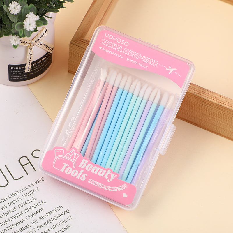 Macaron disposable lip brush stick (40pcs)