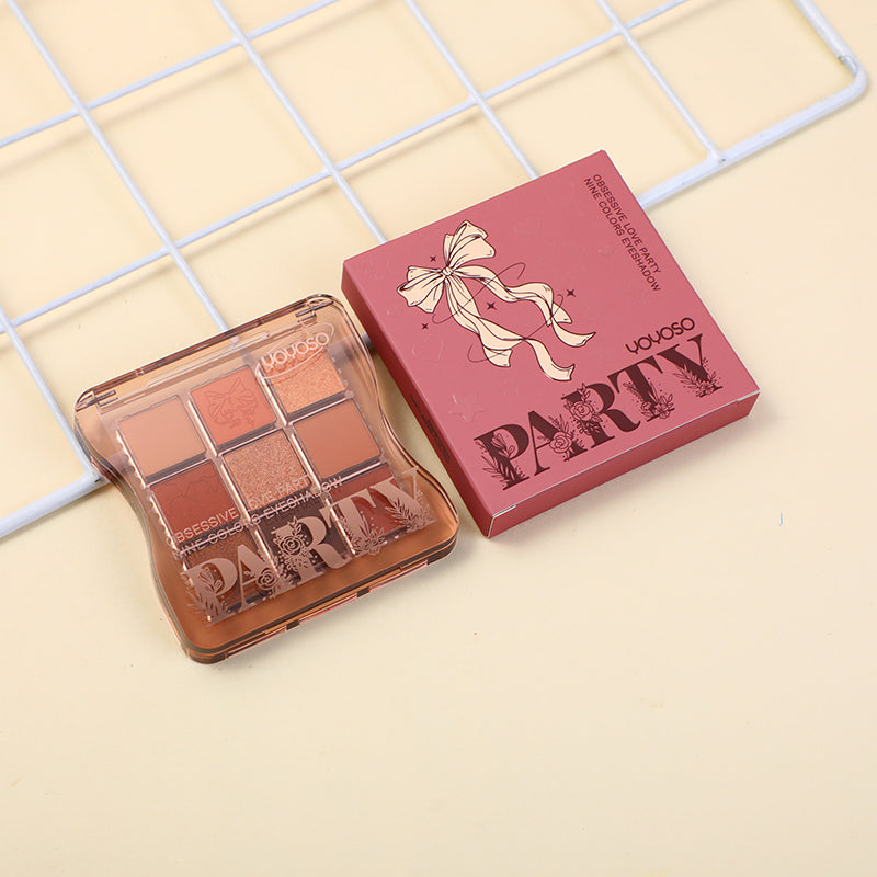 Obsessive love party nine colors eyeshadow-04 barley milk tea