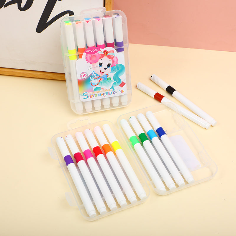 12 colors Soft Tip Water-based Watercolor Pencils 261