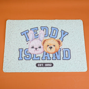 TEDDY ISLAND series floor mat 003-green