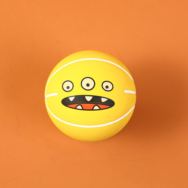 TOMARMON series rubber ball-6cm (yellow)KQ-5717-5