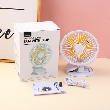 LT-S3192 Tabletop small fan with clip-white