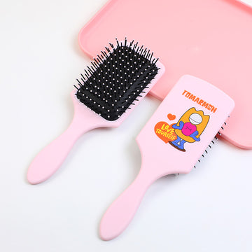 TOMARMON series square massage comb-pink