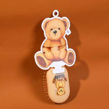 TEDDY ISLAND series standing massage comb-light brown