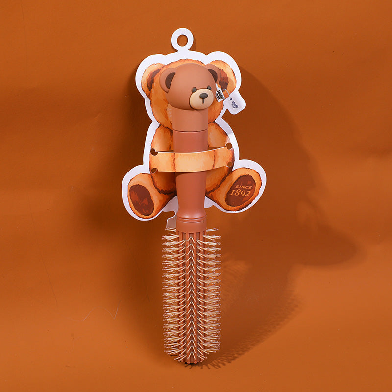 TEDDY ISLAND series curly hair comb-dark brown