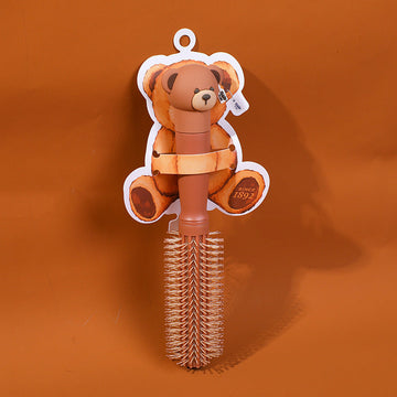 TEDDY ISLAND series curly hair comb-dark brown