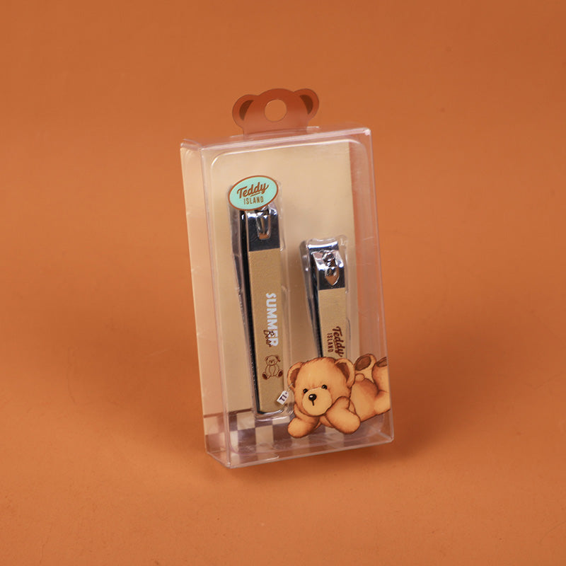 TEDDY ISLAND series large and small nail clippers (plain & diagonal top)
