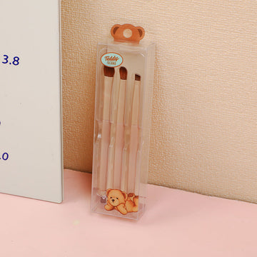 TEDDY ISLAND series eye makeup brush combo set-3pcs
