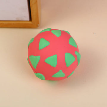 Cheese and dragon fruit PU decompression bouncy ball 6cm