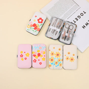 Spring blossom series PU manicure set-7pcs