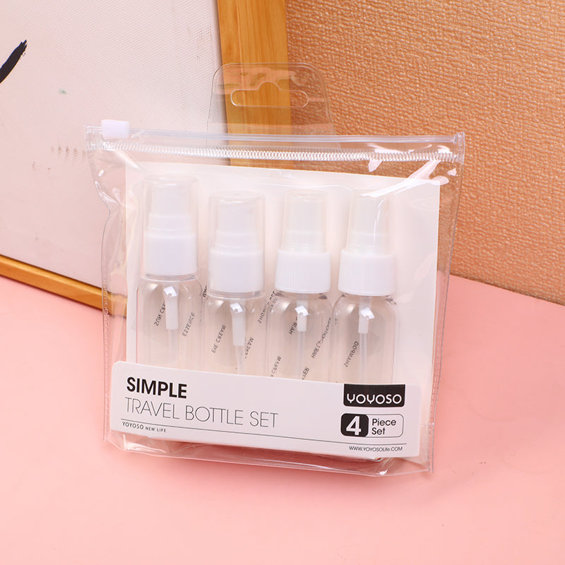 Simple travel bottle set-4pcs
