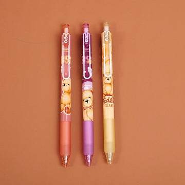 TEDDY ISLAND series gel pen-black