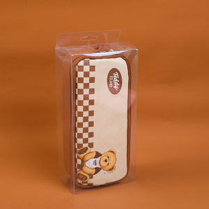 TEDDY ISLAND series pencil case with double zippers-1