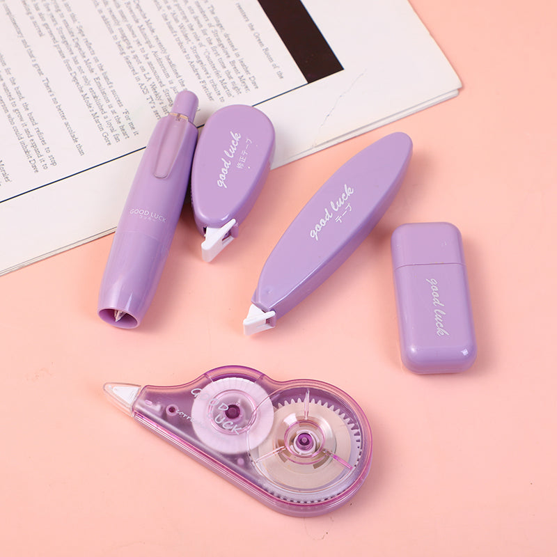 Correction tape 5pcs set-gradient purple