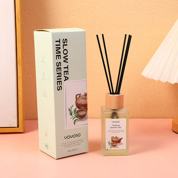 Slow tea time series flameless reed diffuser－Floating Jasmine Tea