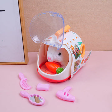 Space cabin and bunny electric educational toy 777-118A