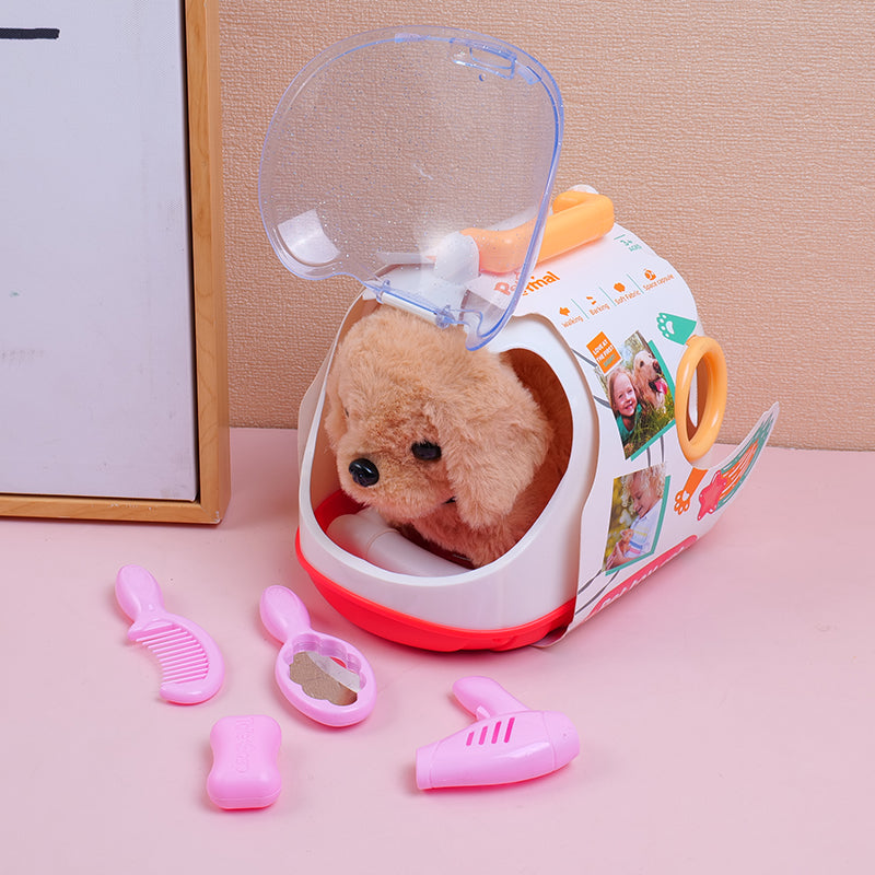 Space cabin and puppy electric educational toy 777-118B