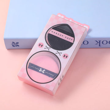 Sweet&Cool Series Makeup Setting Powder Puff 2pcs Set