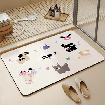 Candy Cartoon Diatomite Mat