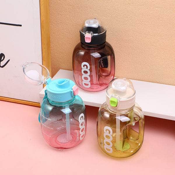 Gradient Color Large Capacity Plastic Cup-900ml