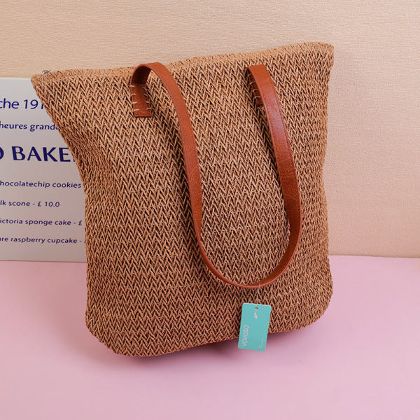 Large Capacity Beach Woven Bag-2