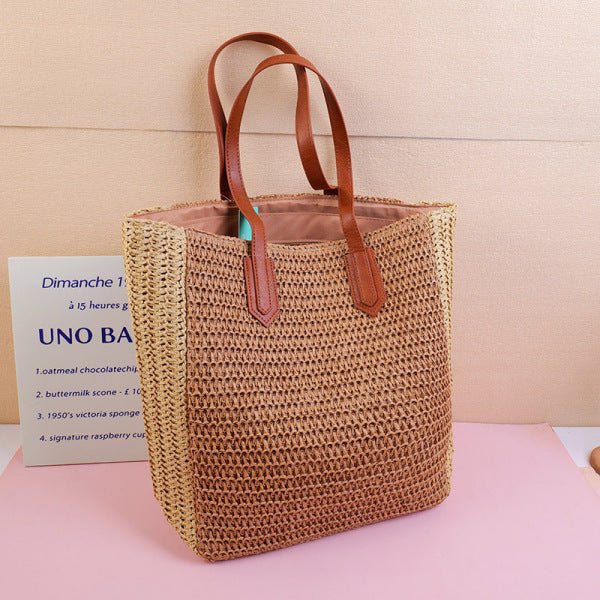 Large Capacity Beach Knitting Bag-6