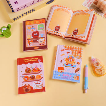 Candy Toy Series – 50K Round-Back Hardbound Notebook – Colored Pages 112pcs