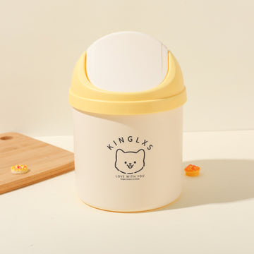 Sketch Dog Small Dome Desktop Trash Can - 1.5L