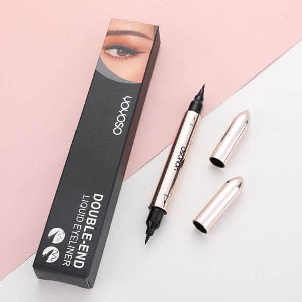 Double-end waterproof liquid eyeliner-black