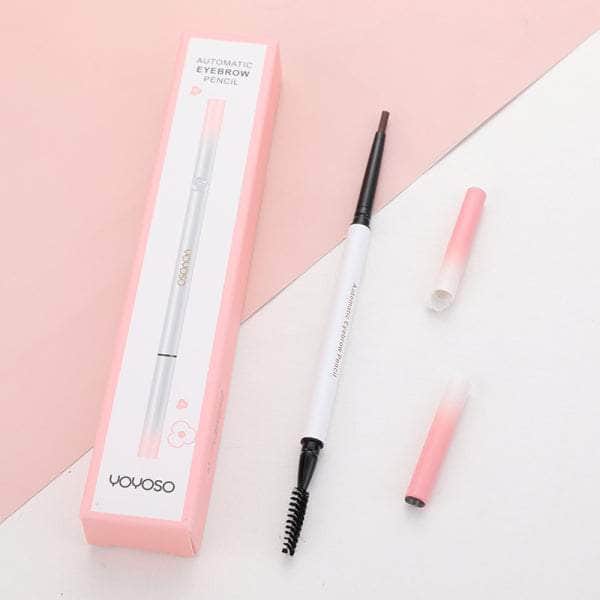 Exquisite carved eyebrow pencil-dark brown