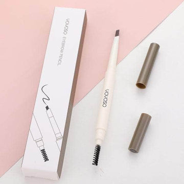 Rotating lasting waterproof eyebrow pencil-grey brown