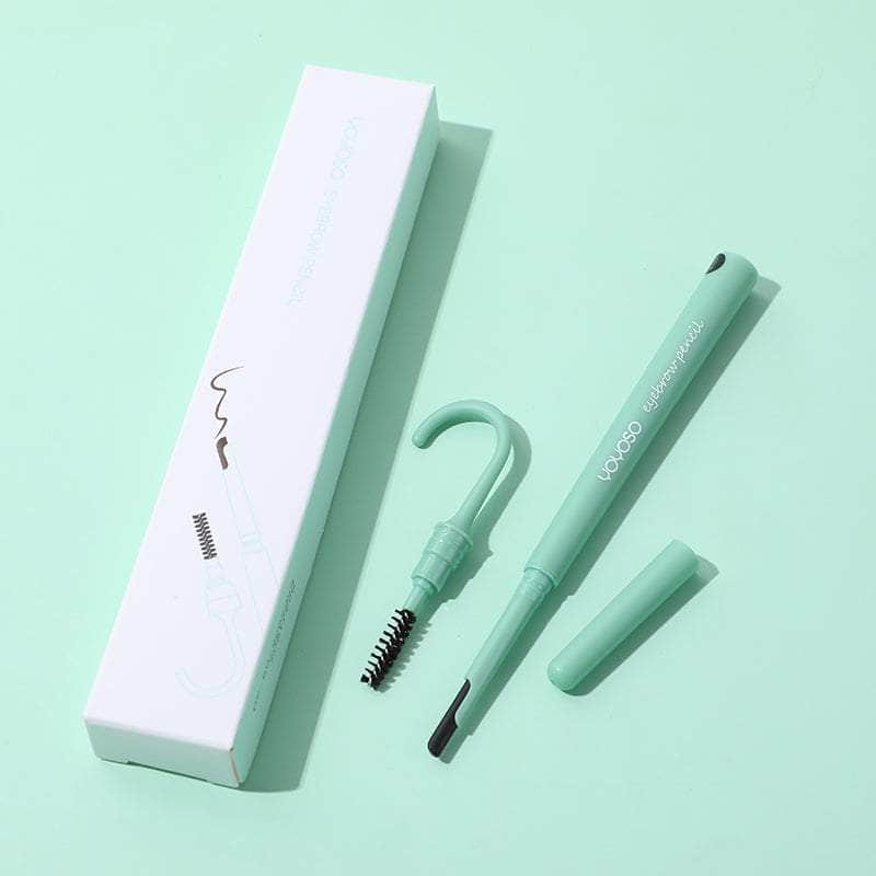 Beauty umbrella machete automatic eyebrow pencil(umbrella hook)-black